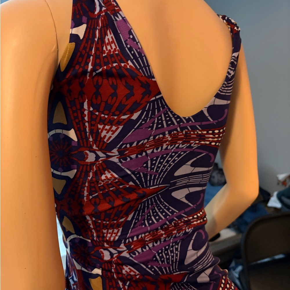 💯🔥😍Colorful Patterned Halter Top - Picture 3 of 3